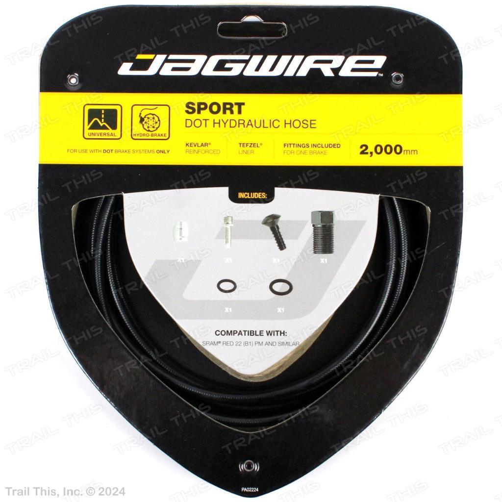 Jagwire Sport DOT Hydraulic Hose Kit for SRAM Road Bike Post Mount 2000mm Black