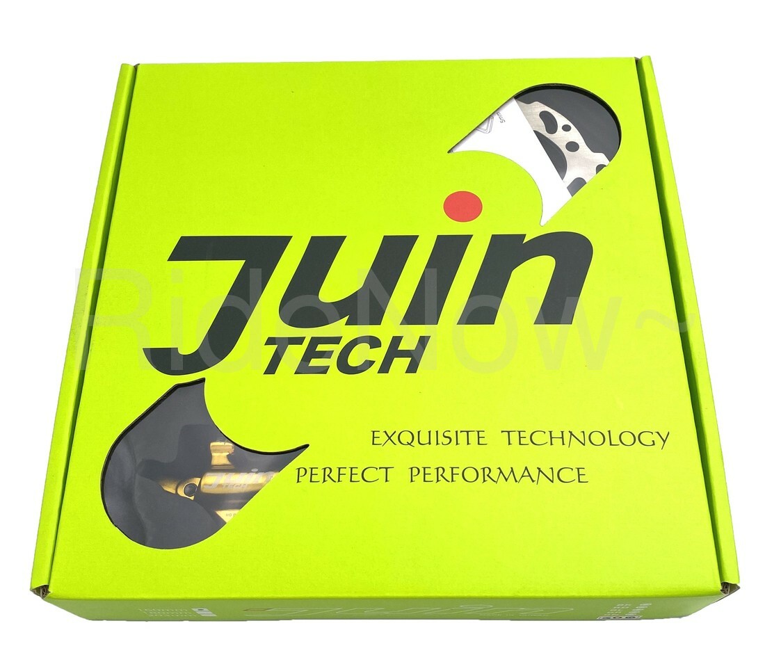JUIN Tech R1 Hybrid Hydraulic CX Road Bike Disc Brake set + 160mm Rotors Gold