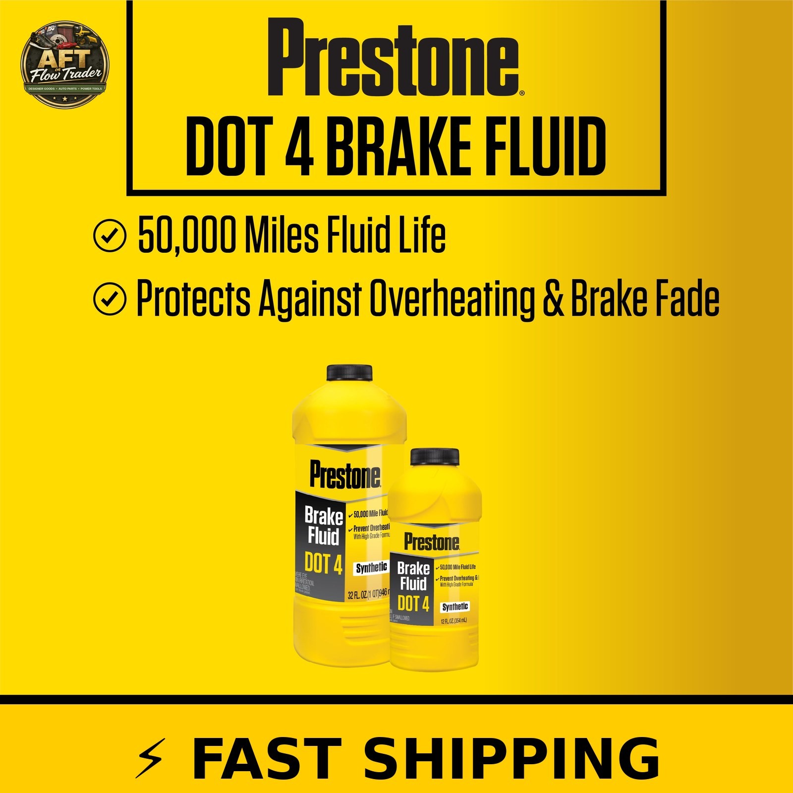 Prestone DOT 4 Brake Fluid 32 fl oz