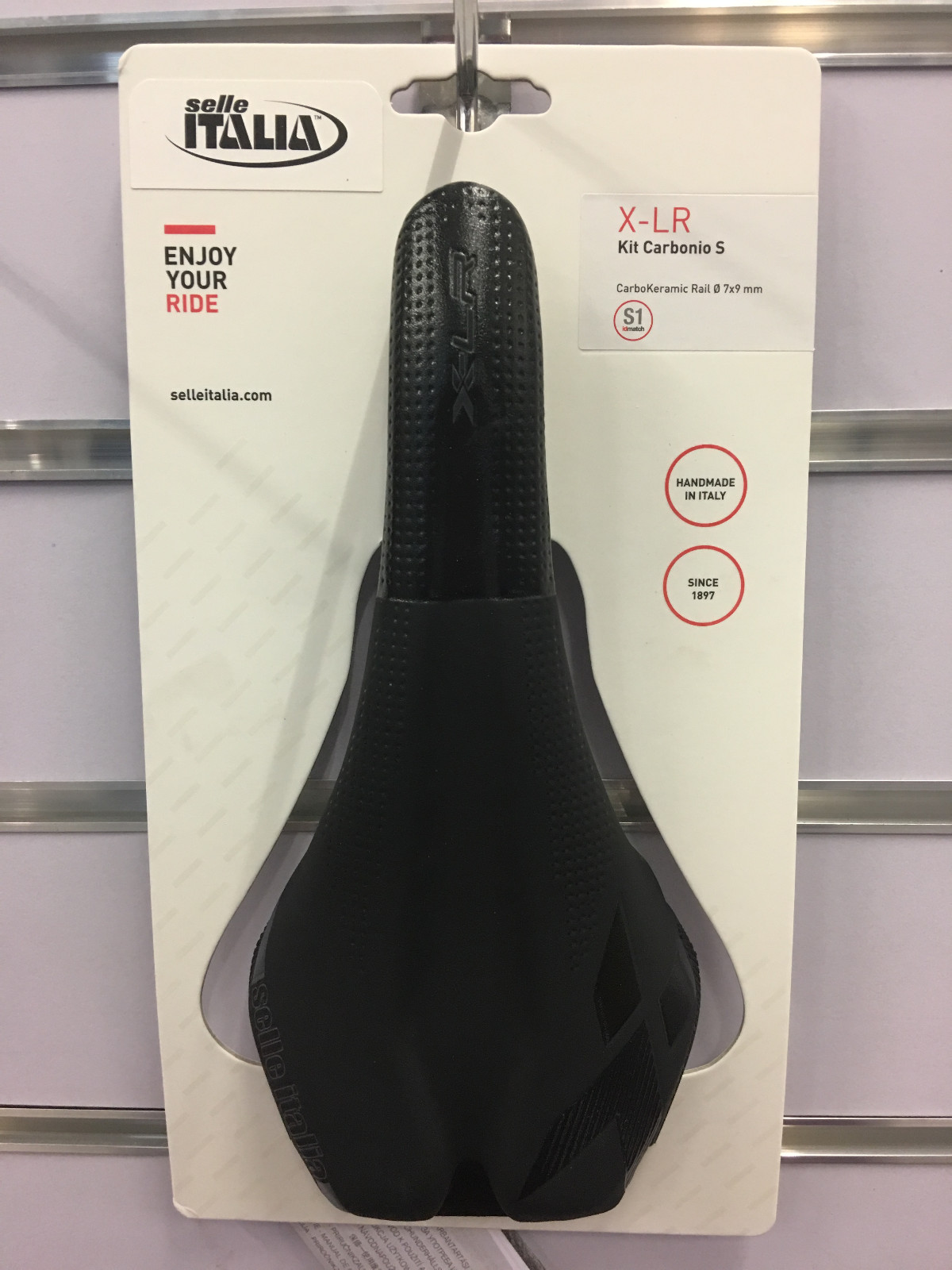Selle Italia X-LR Kit Carbonio S1 131x266mm CarboKeramic Rail Saddle -Black