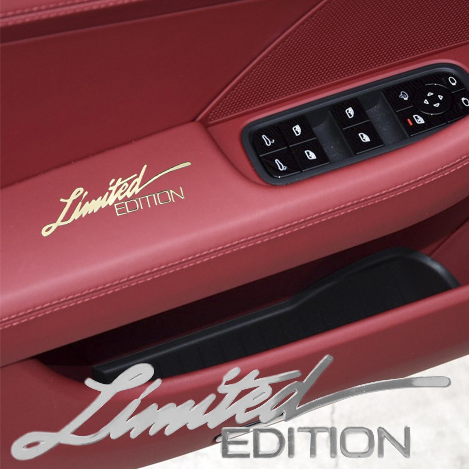 Car Body Sticker Waterproof Metal Decal Limited Edition Logo Emblem Badge Decal