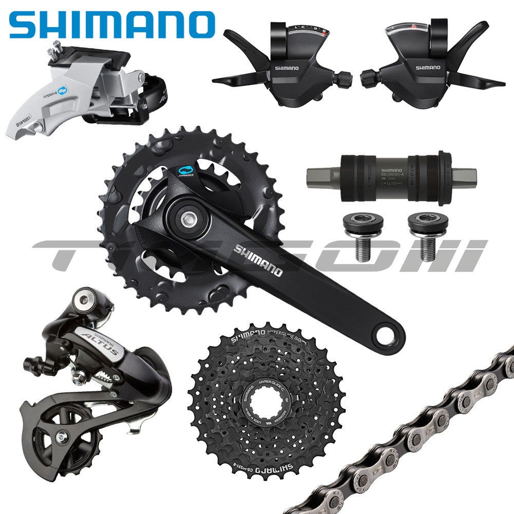 Shimano Altus M310 2×8 Speed Groupset FC-M315 BB-UN101 FD-M315 RD-M310 HG31-8