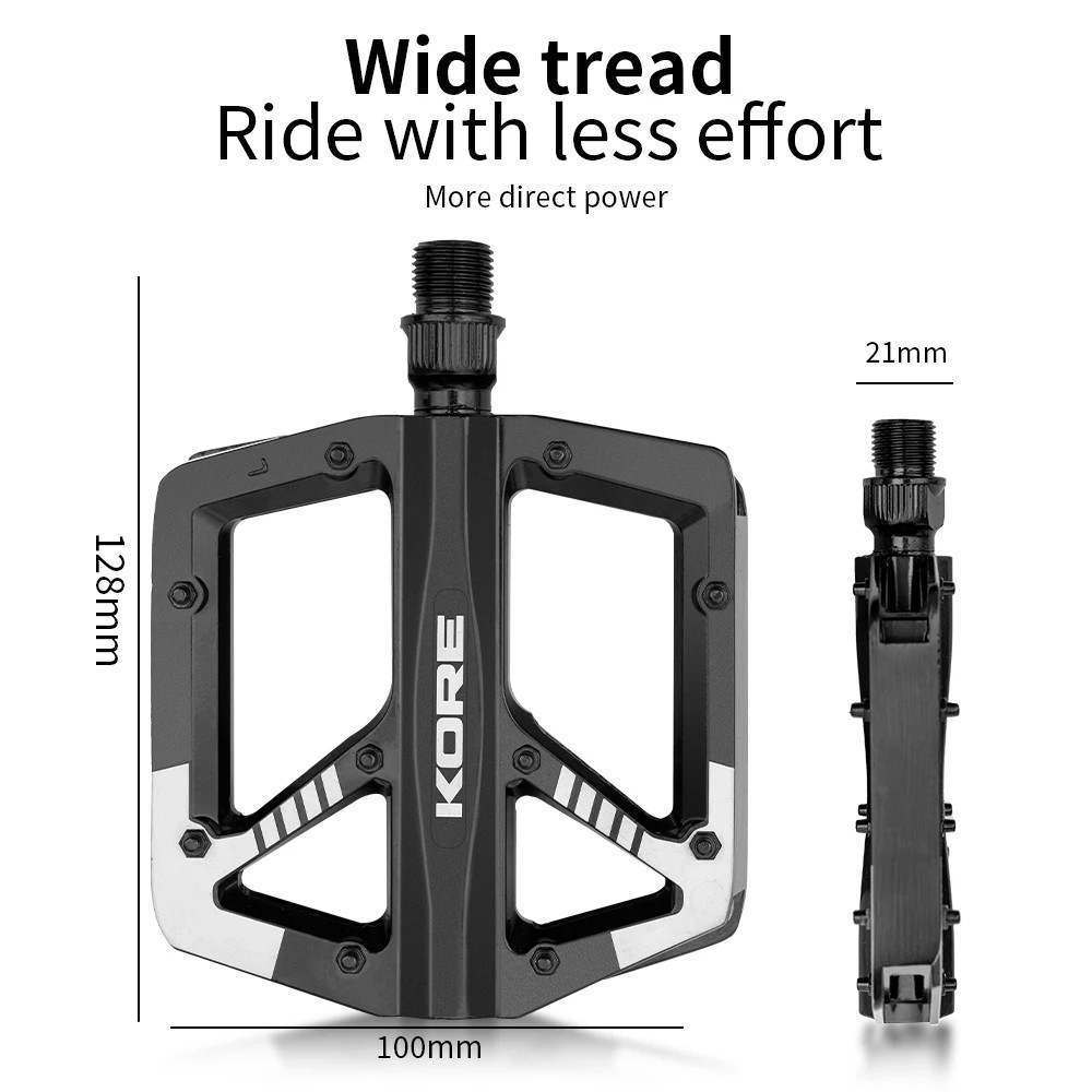 Dual DU Sealed Bearing Platform Non-slip for MTB Road Bike Cycling Accessories
