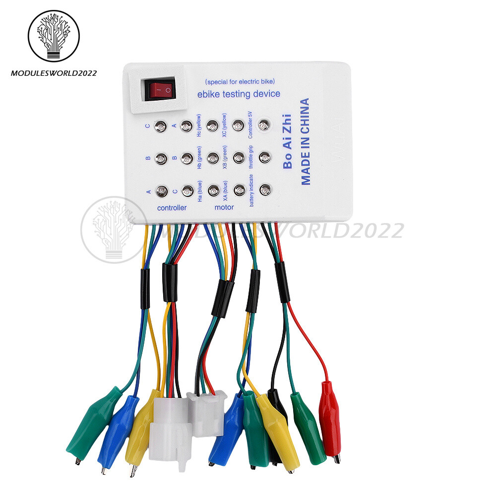 24-72V Brushless Motor Tester Ebike Testing Device Electric Hall Tester Detector