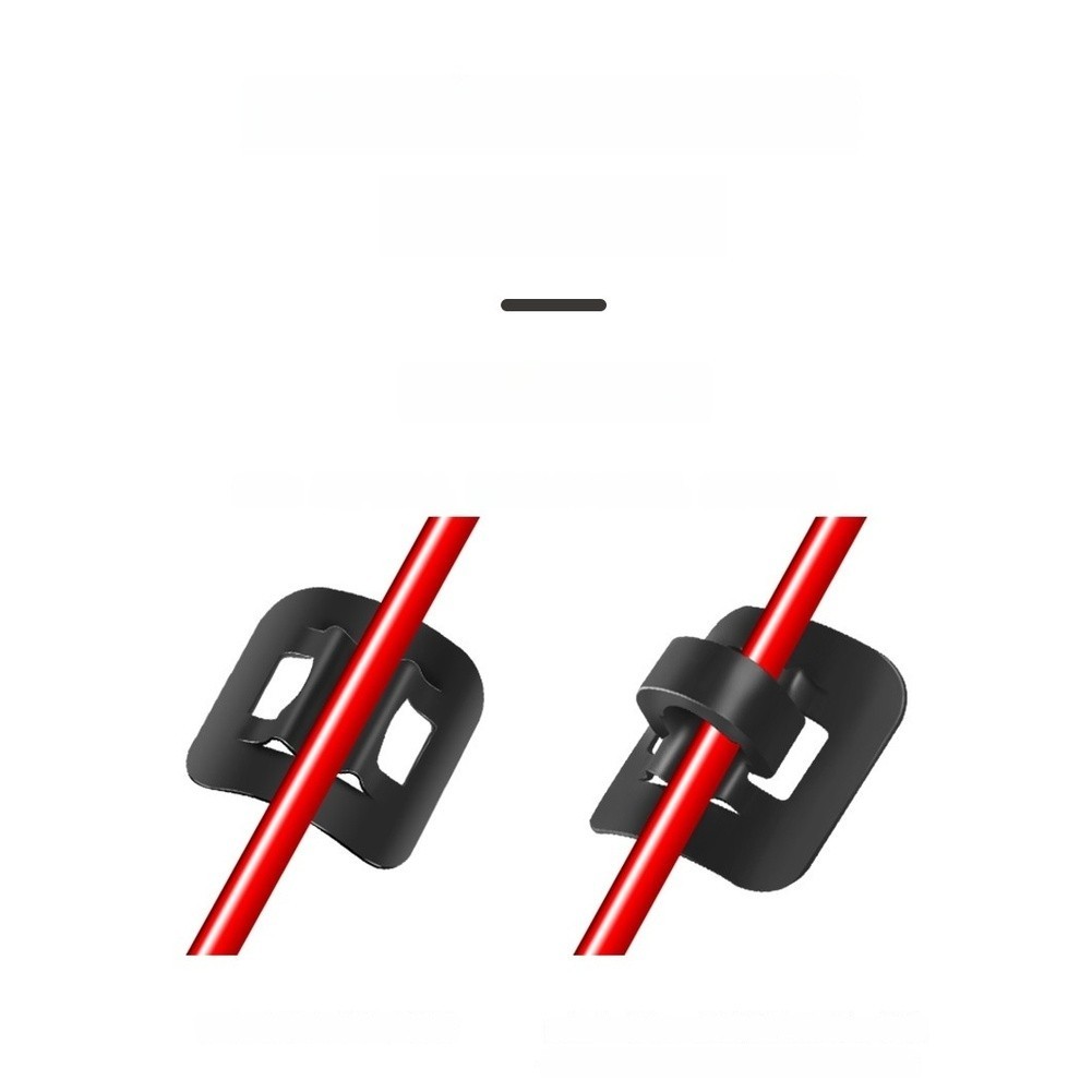 Aluminum Alloy Plastic Metal C Shaped Clip for Bicycle Brake Gear Cable Routing