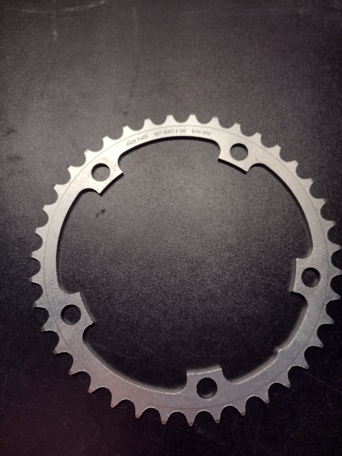 Nos Nib Race Face Silver Road Chainring Set 53/39