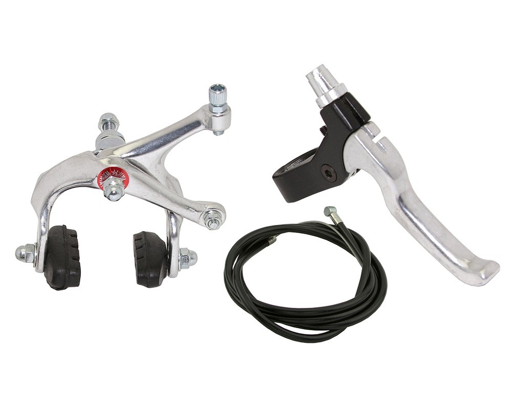 Alta Side Pull Chrome Rear Brake & Lever w Brake Cable Road – Reach: 42-52m