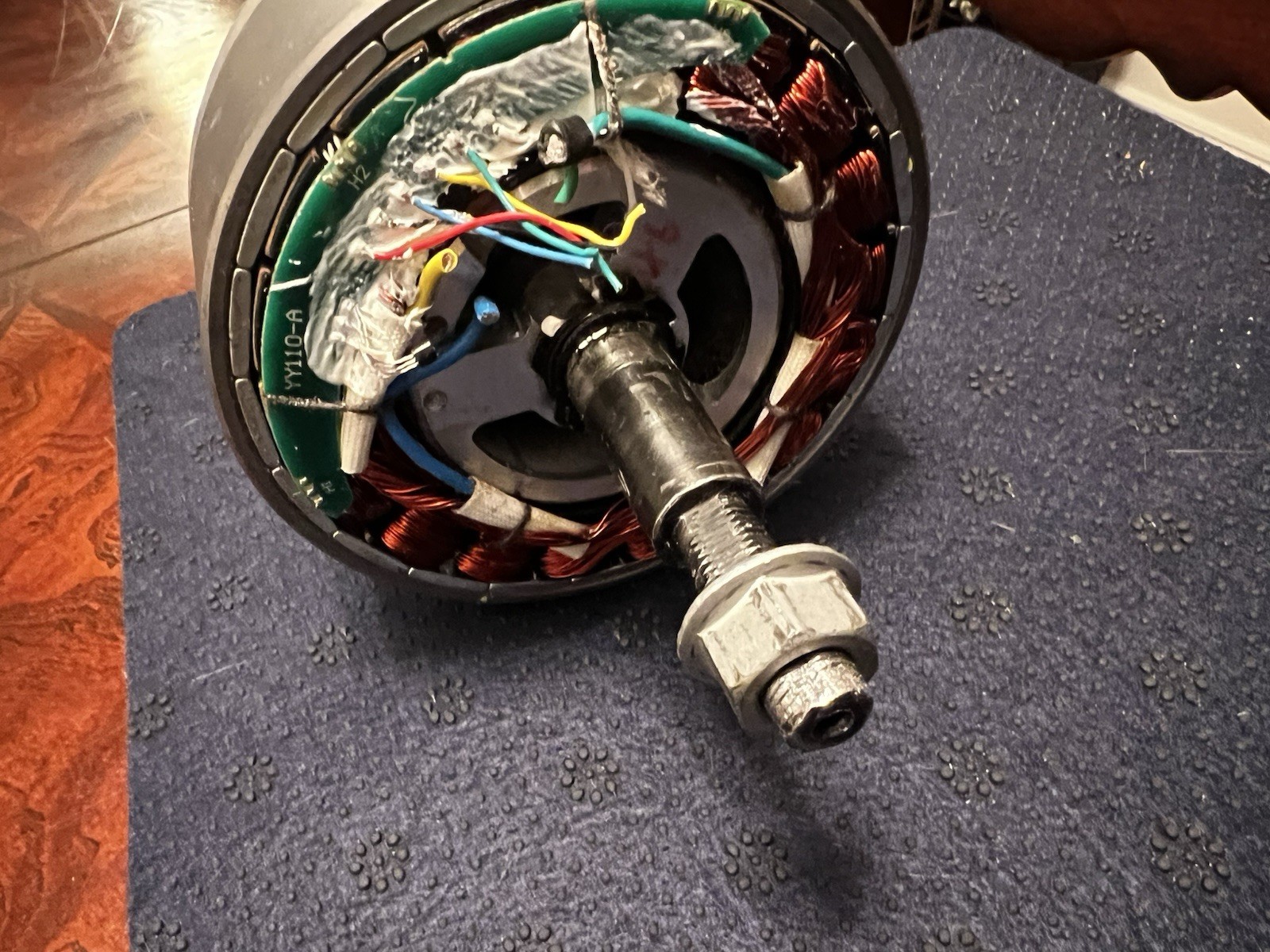 E Bike Motor 750 Watts For Parts Cable Cut