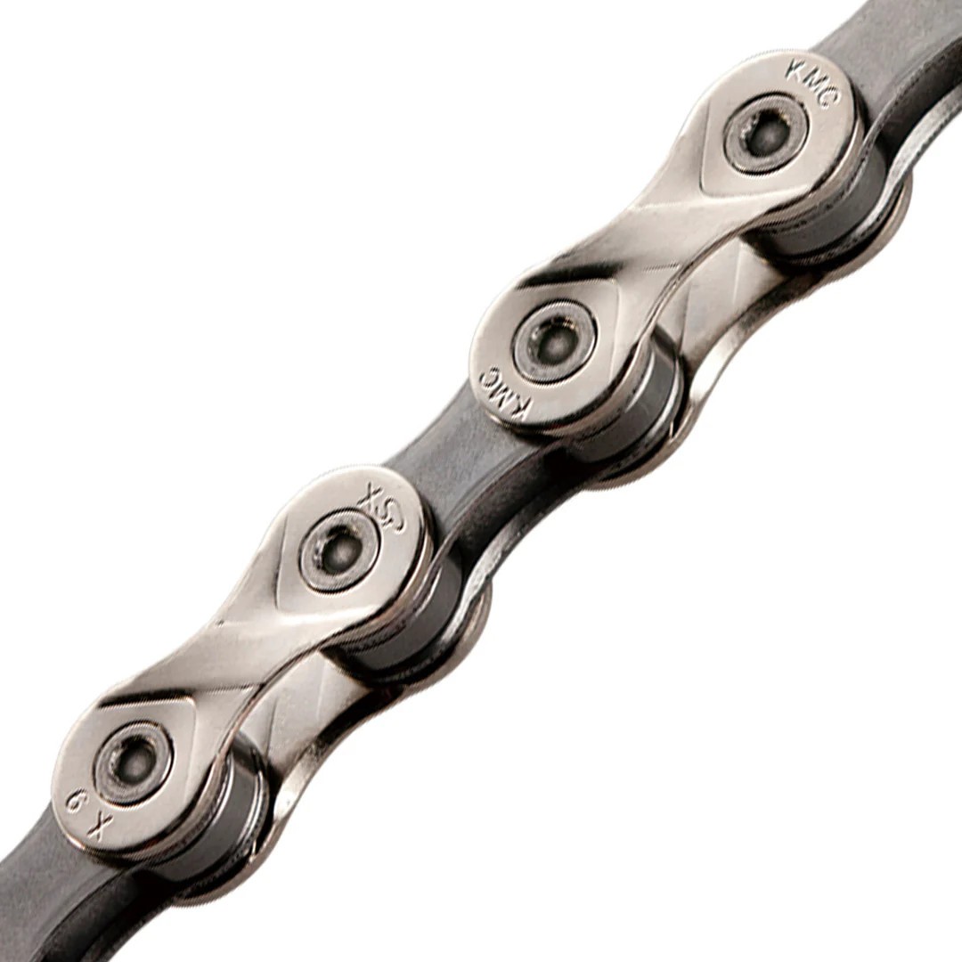 KMC X9 116-Link 9-Speed Bike Chain – Silver – for SRAM, Shimano – NEW in Box