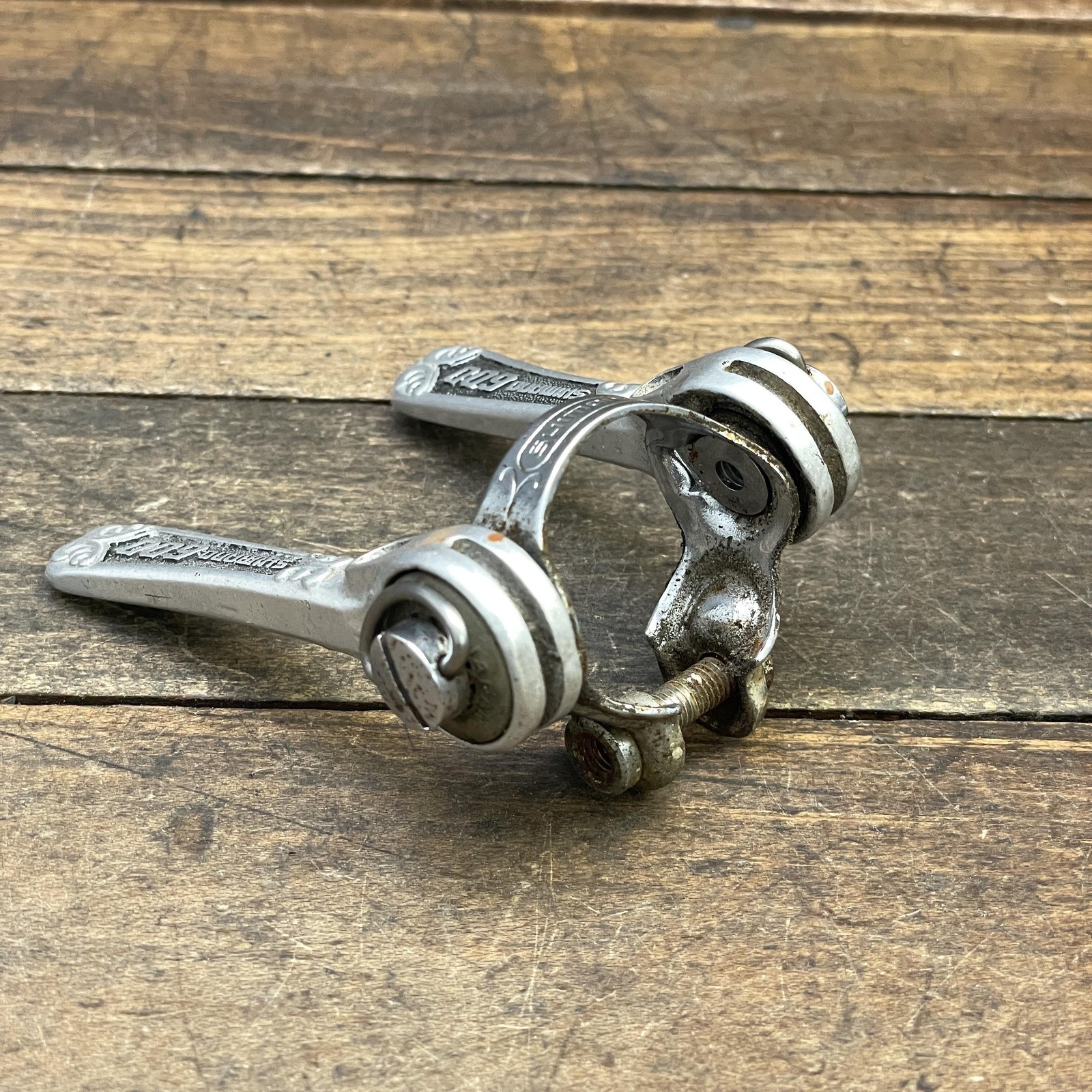 Vintage Shimano 600 Arabesque Downtube Friction Shifter Set Clamp 28.6 Road 70s