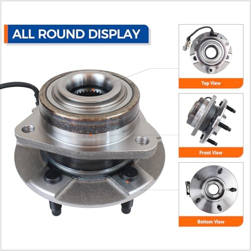 Pair 513189 Front Wheel Bearing & Hub Assembly Compatible with 2005-2006