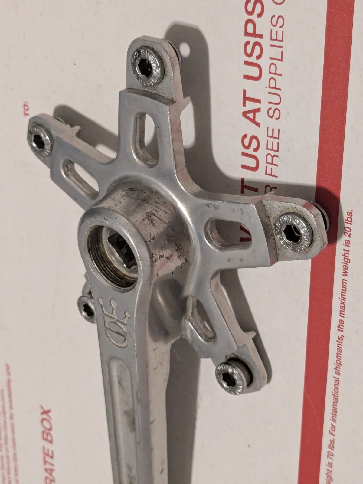 Vintage Sugino S Crown Right Crank Arm 171mm 110 BCD Road Touring BMX Bike Japan
