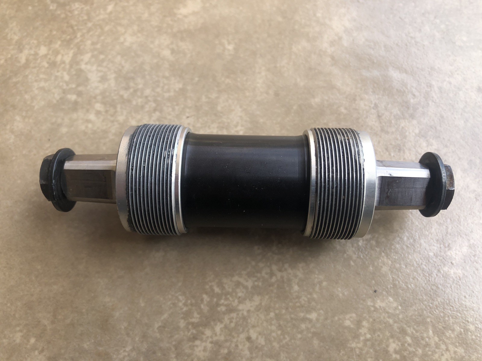 World Class Ti Bottom Bracket, 68 x 103 mm, Square Taper Titanium Great Shape