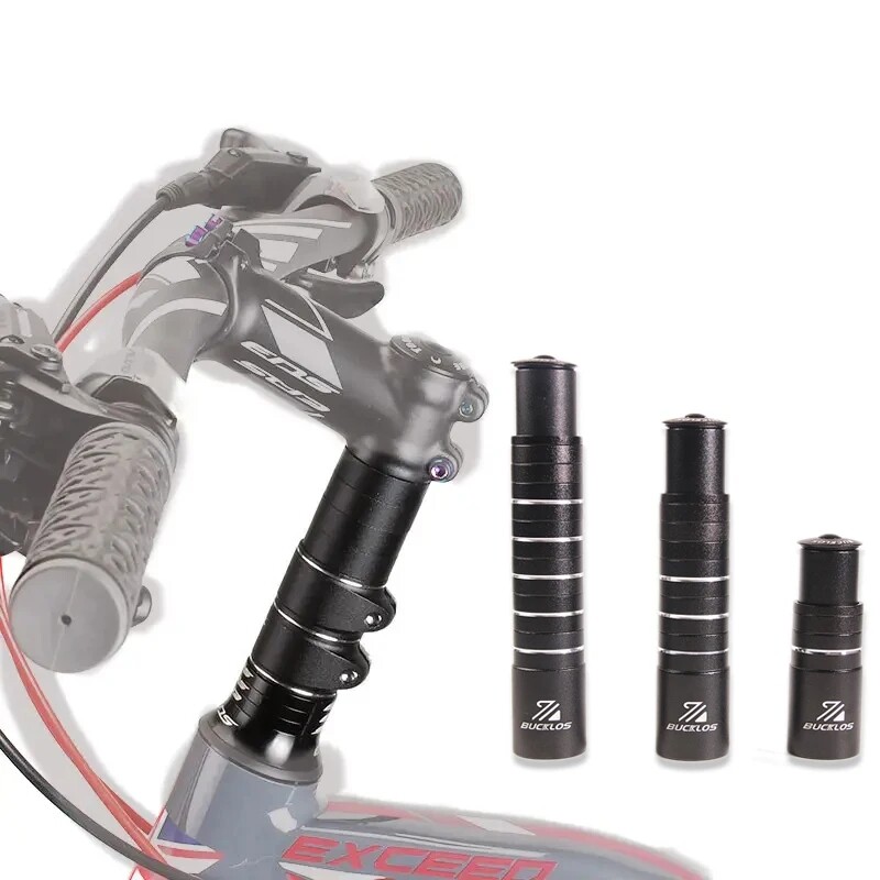 Bicycle Fork Stem Extender Handlebar Riser Extension Adapter Mountain Bike MTB