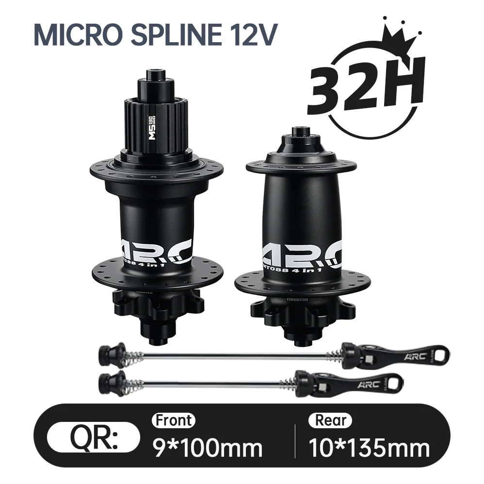 180 Clicks Bicycle Hub 32Holes 6 Bolts Disc Brake for HG XD MS Mountain Bike Hub