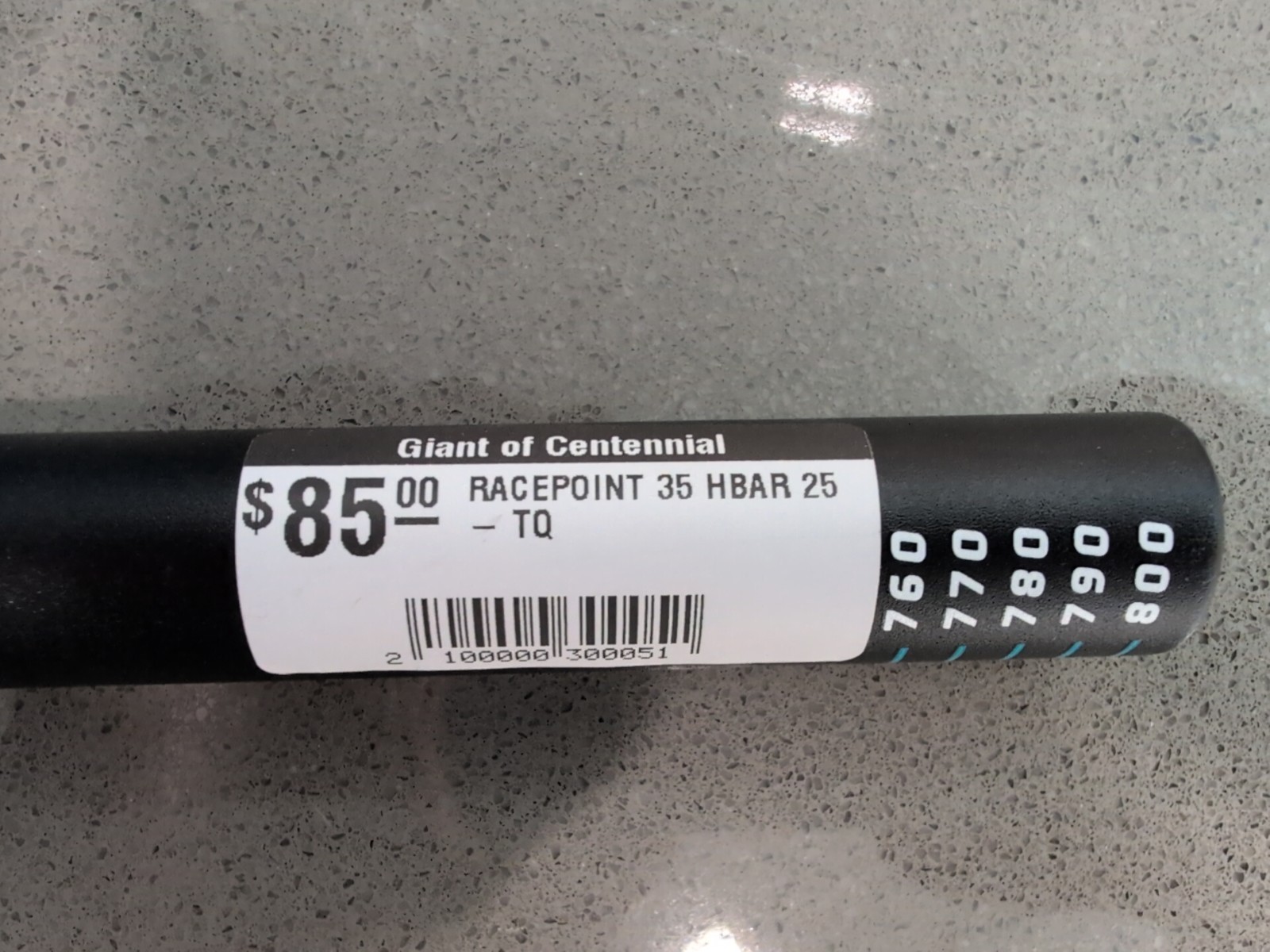 Deity Racepoint 25 Riser Bar 35/810mm – Turquoise. Brand New NOS.