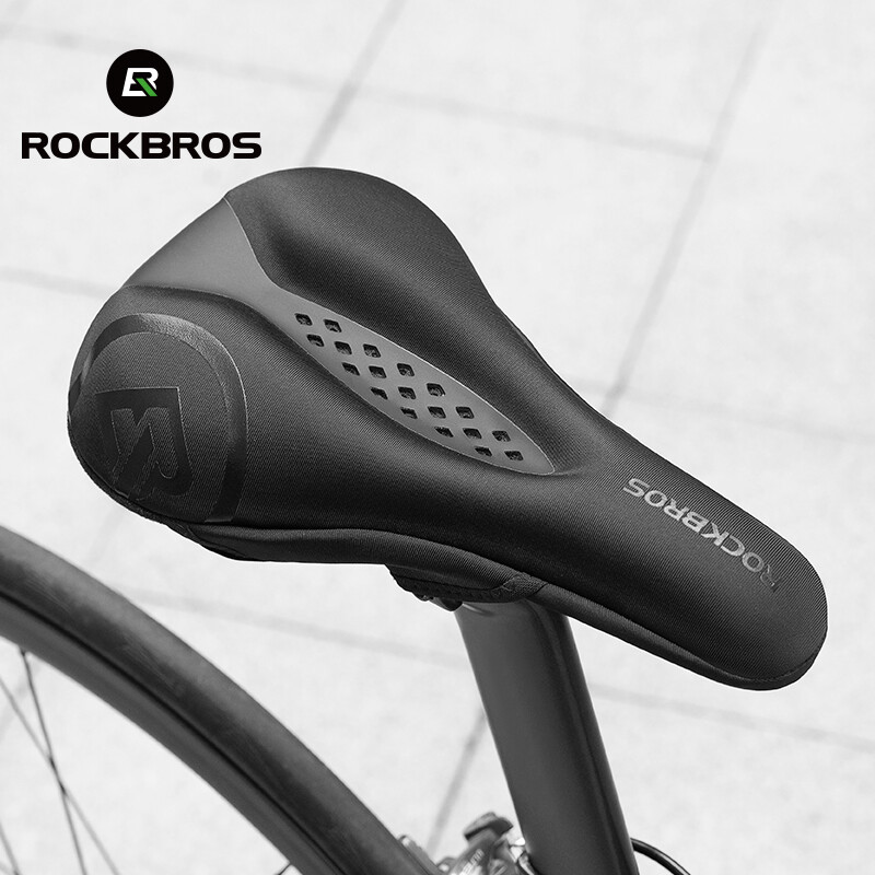 ROCKBROS Bike Seat Cover-Memory Foam Silicone Padded Comfortable Seat Cushion