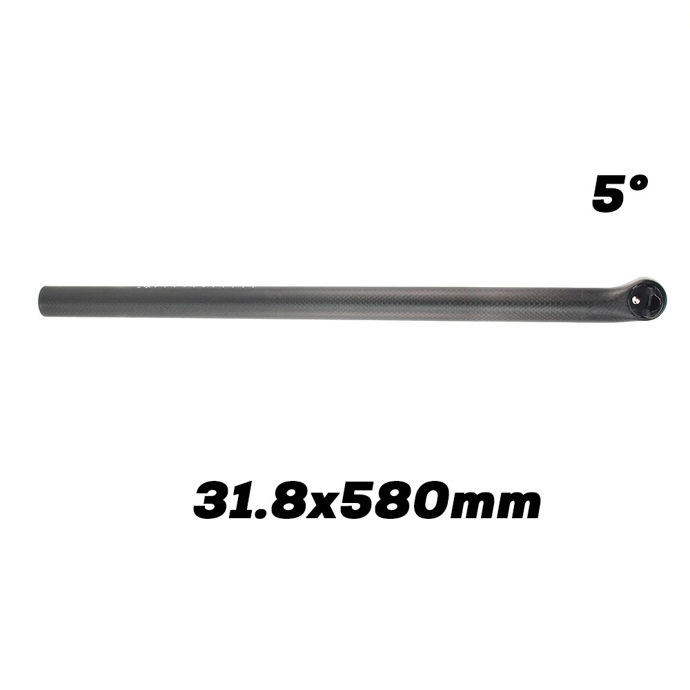 5/25 Degree Carbon Bike Seatpost Folding Bicycle Seat Post 31.8/33.9/34.9x580mm