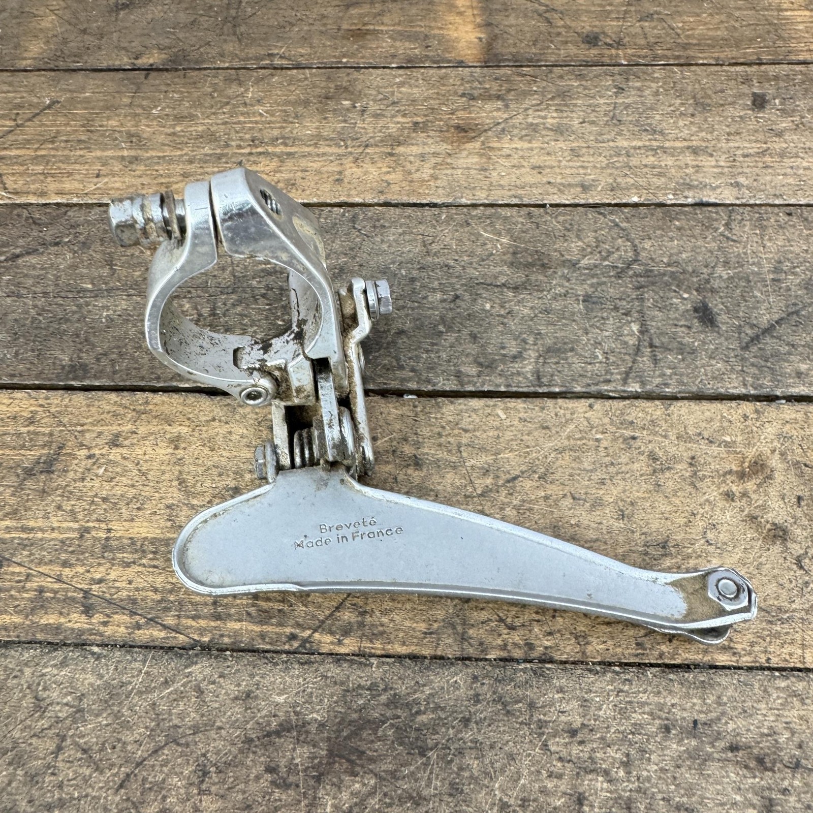 Vintage Edco SLJ Front Derailleur 28.6 Clamp On Bottom Pull Simplex Super LJ