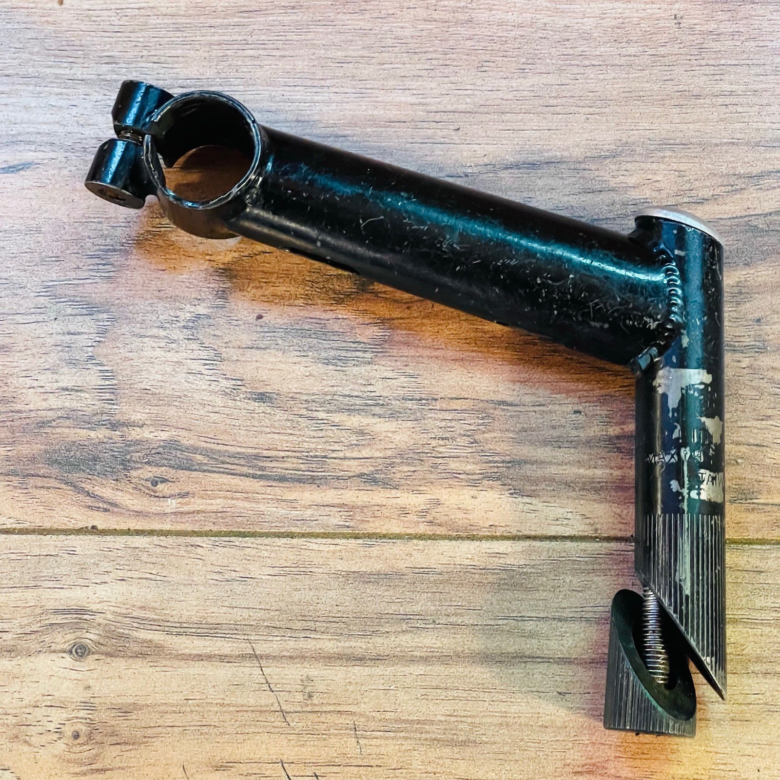 Retro 1988 Black Chromoly 1-inch 22.2 Quill Stem 120 15 Degree 25.4 