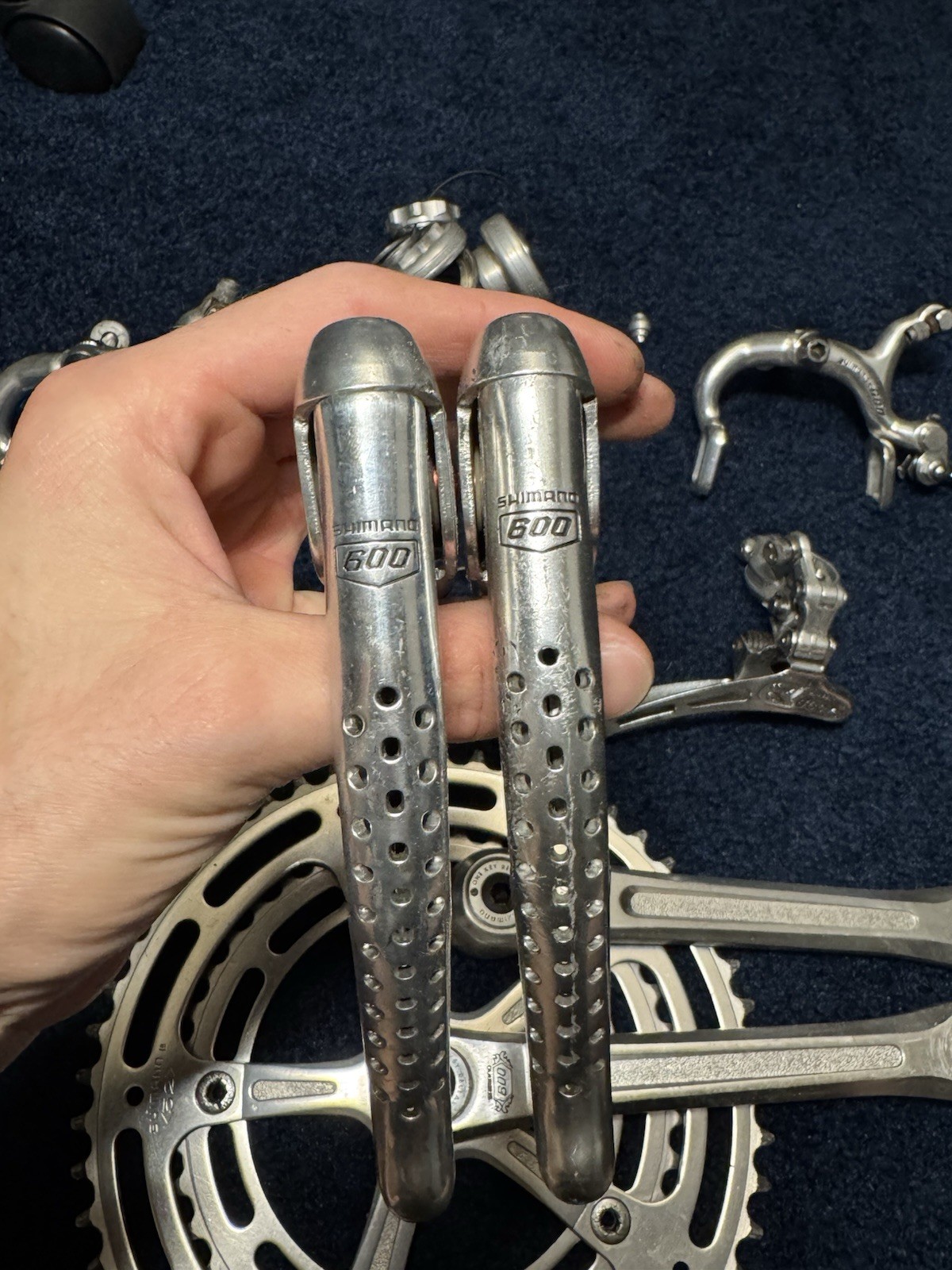 Shimano 600 Arabesque Groupset Crankset, Derailleurs, Shifters, Brakes, Headset