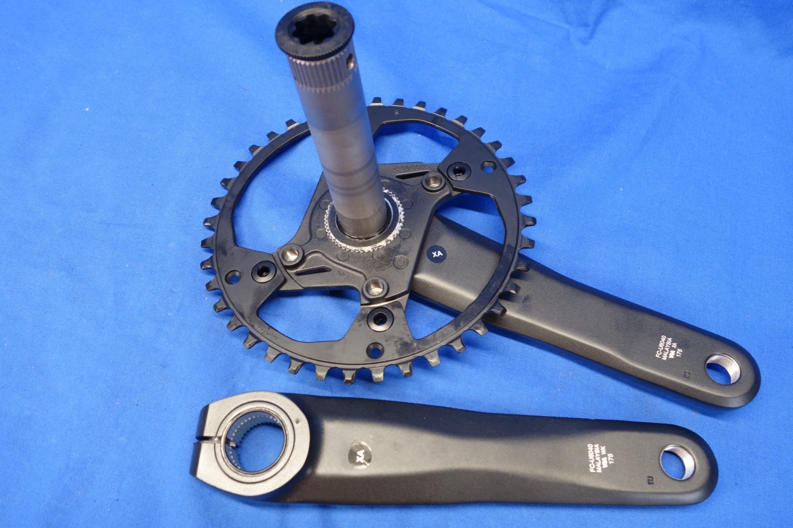 New Shimano Cues FC-U6040 1 x 11 Speed Bike Crankset, 40t, 175mm Arm Length