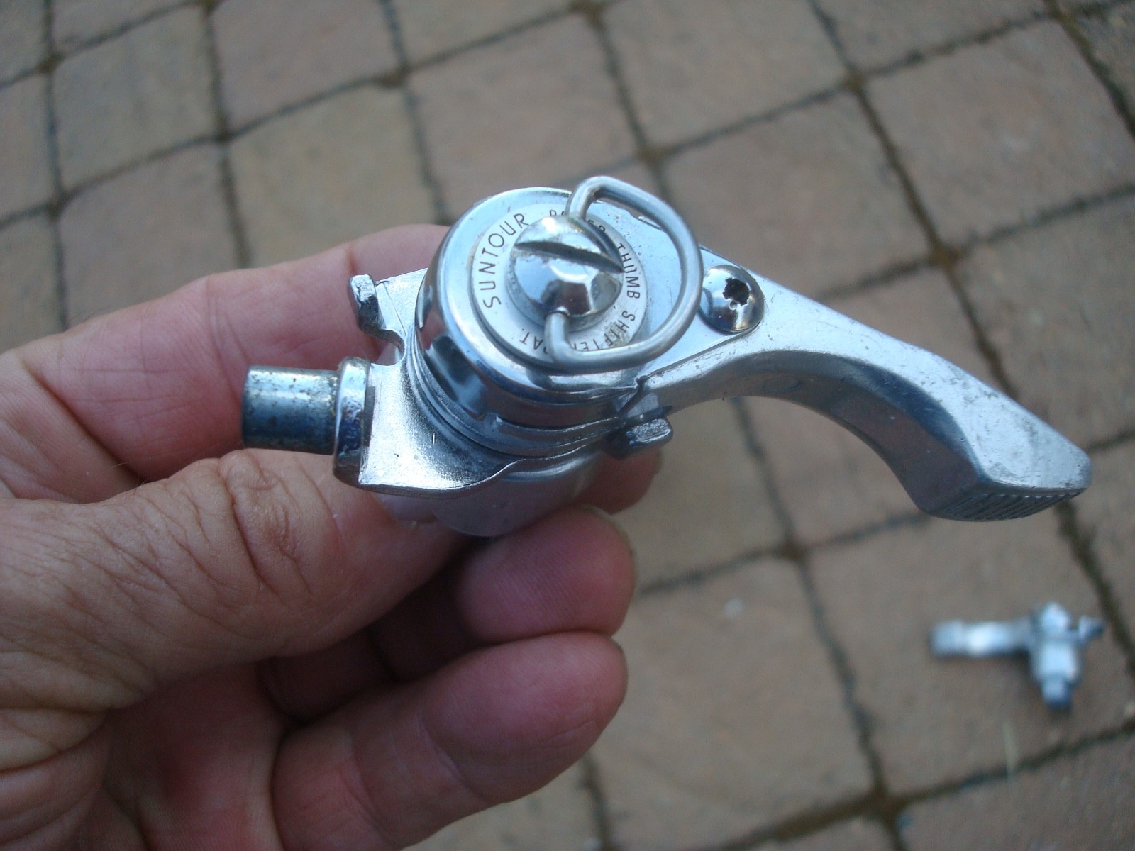 Vintage SunTour Power Thumb Shifter Set Adjustable Clamp 1980s MTB Bike Friction