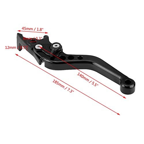 1 Pair CNC Aluminum Alloy Motorcycle Scooter Modification Double Disc Black