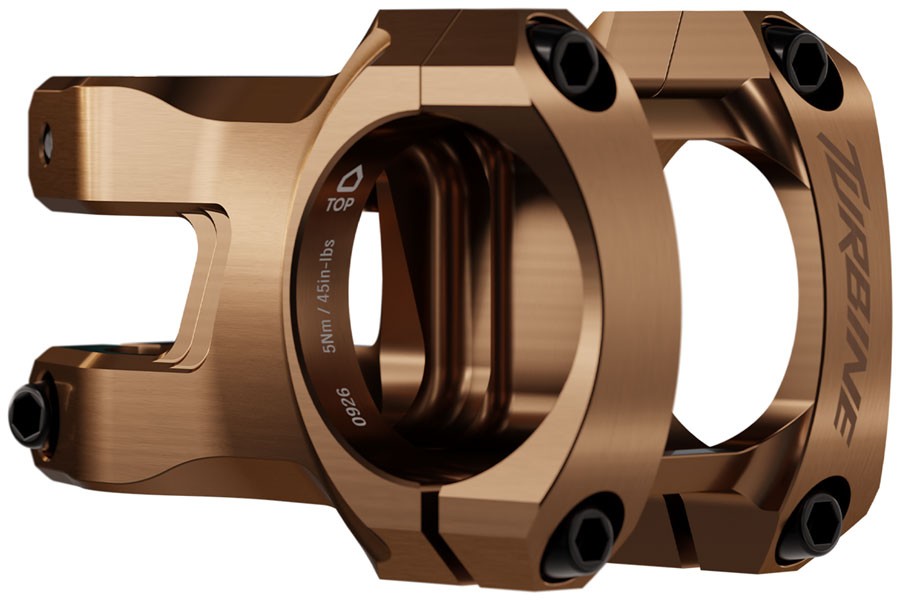 RaceFace Turbine Stem – 50mm, 35mm Clamp, +/-0, 1 1/8″, Kashmoney Gold