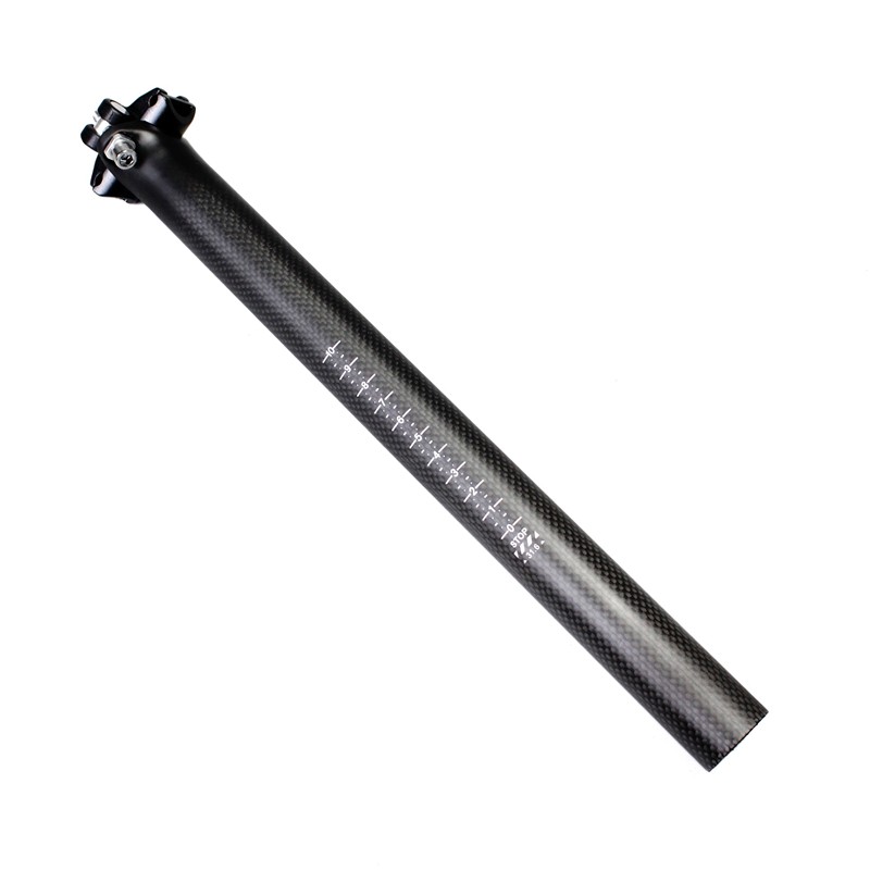 TOSEEK Aluminum Carbon Seatpost 25.4/27.2/30.8/31.6mm Mountain Bicycle Seat Post