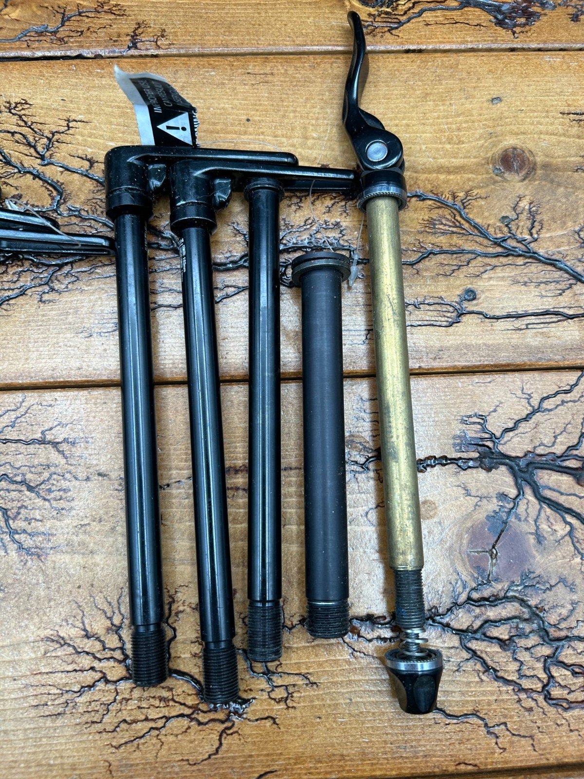 Lot of 10 Assorted Bicycle Thru Axles Front and Rears