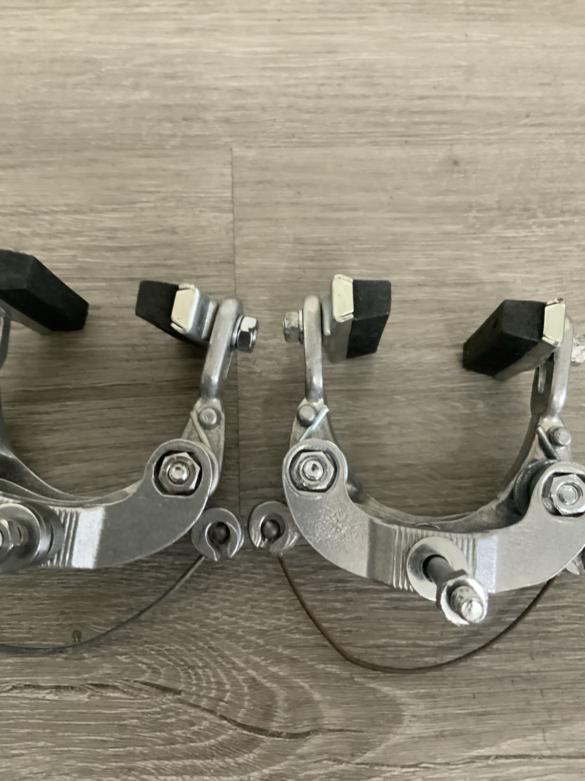 CENTER-PULL BRAKE CALIPERS ENGLAND NUT MOUNTS 55-65 MM REACH APPEAR UNUSED