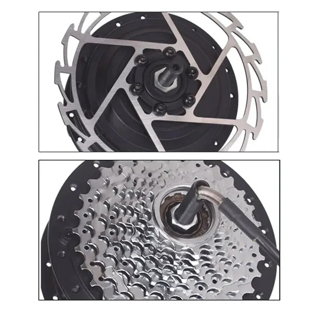 36V 1500W 48V Electric Bike Motor Brushless Geared Rear Freewheel Hub Motor
