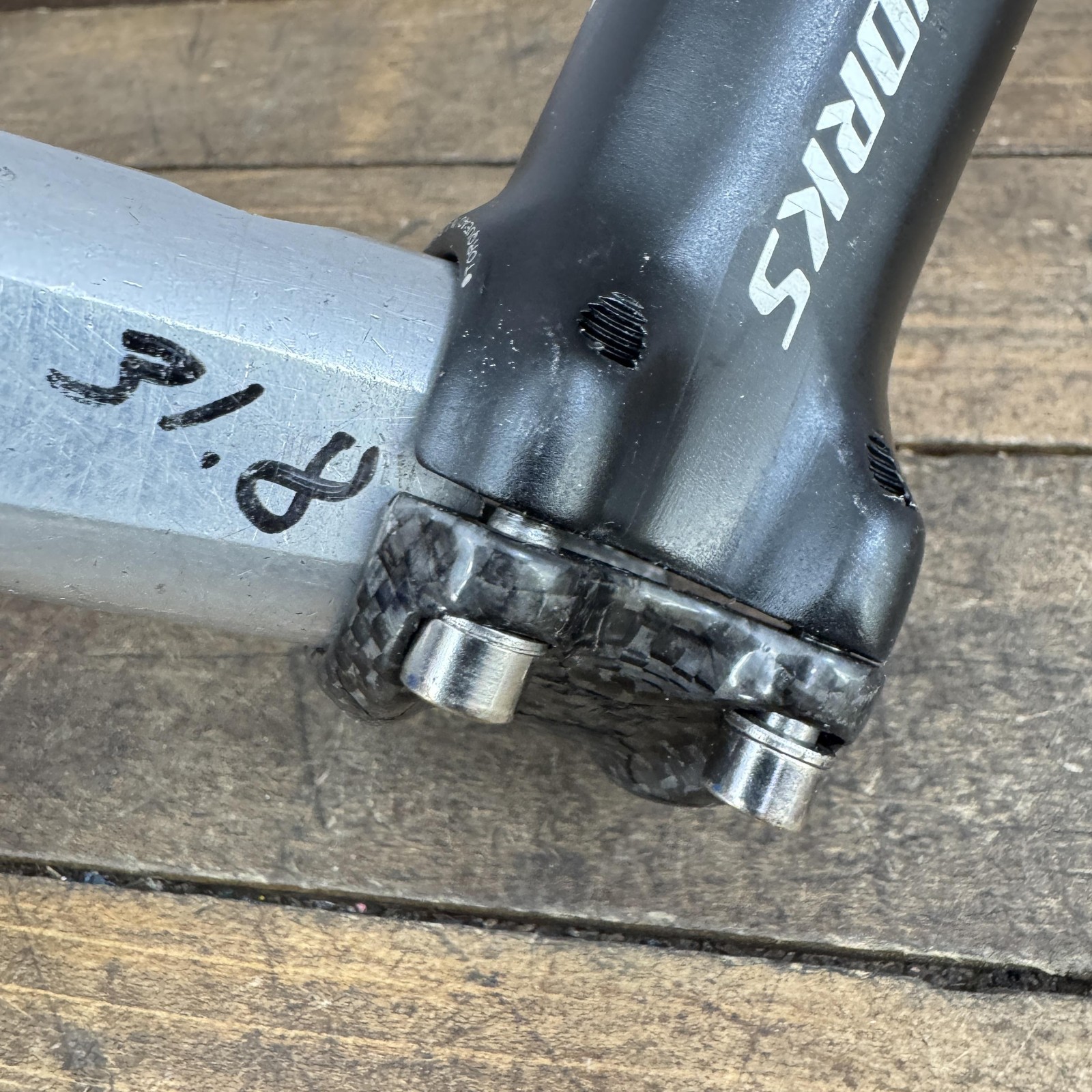 Specialized S-Works Bike Stem Carbon Faceplate Sworks 100 1 1/8 31.8 Sleeve