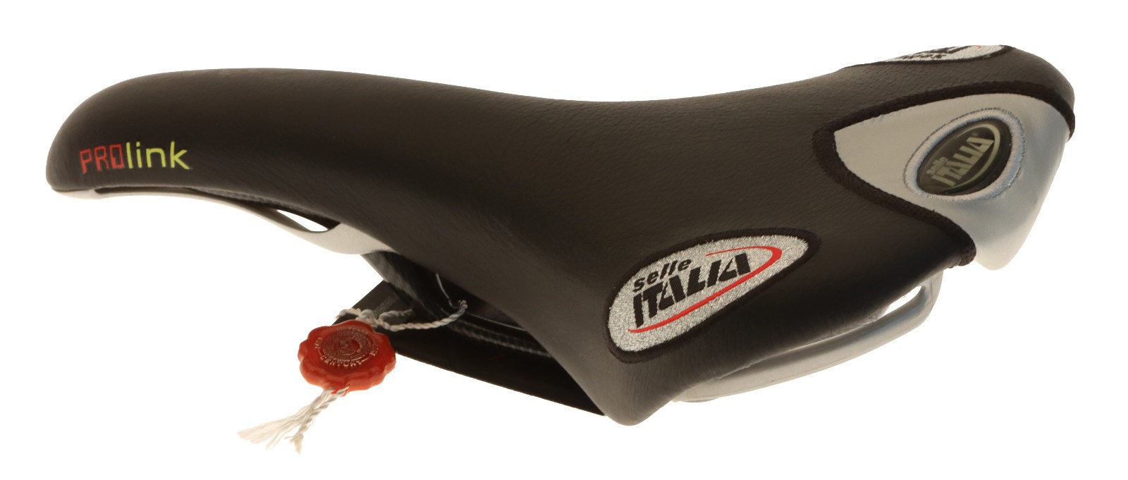 Selle Italia ProLink Saddle Manganese Rails Black Smooth Leather NIB NOS NEW