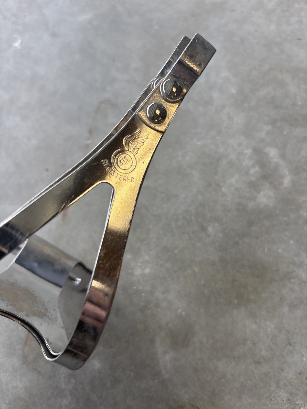 CHRISTOPHE SPECIAL AFA Brevete France Ale Italy TOE CLIPS 3 Pair
