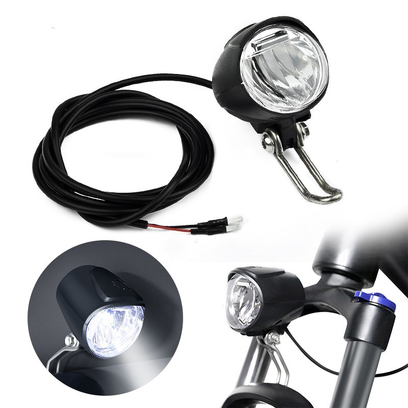 lctric-Bicycl bik Watrproof Ld Light Bike 6V Front Light Headlight