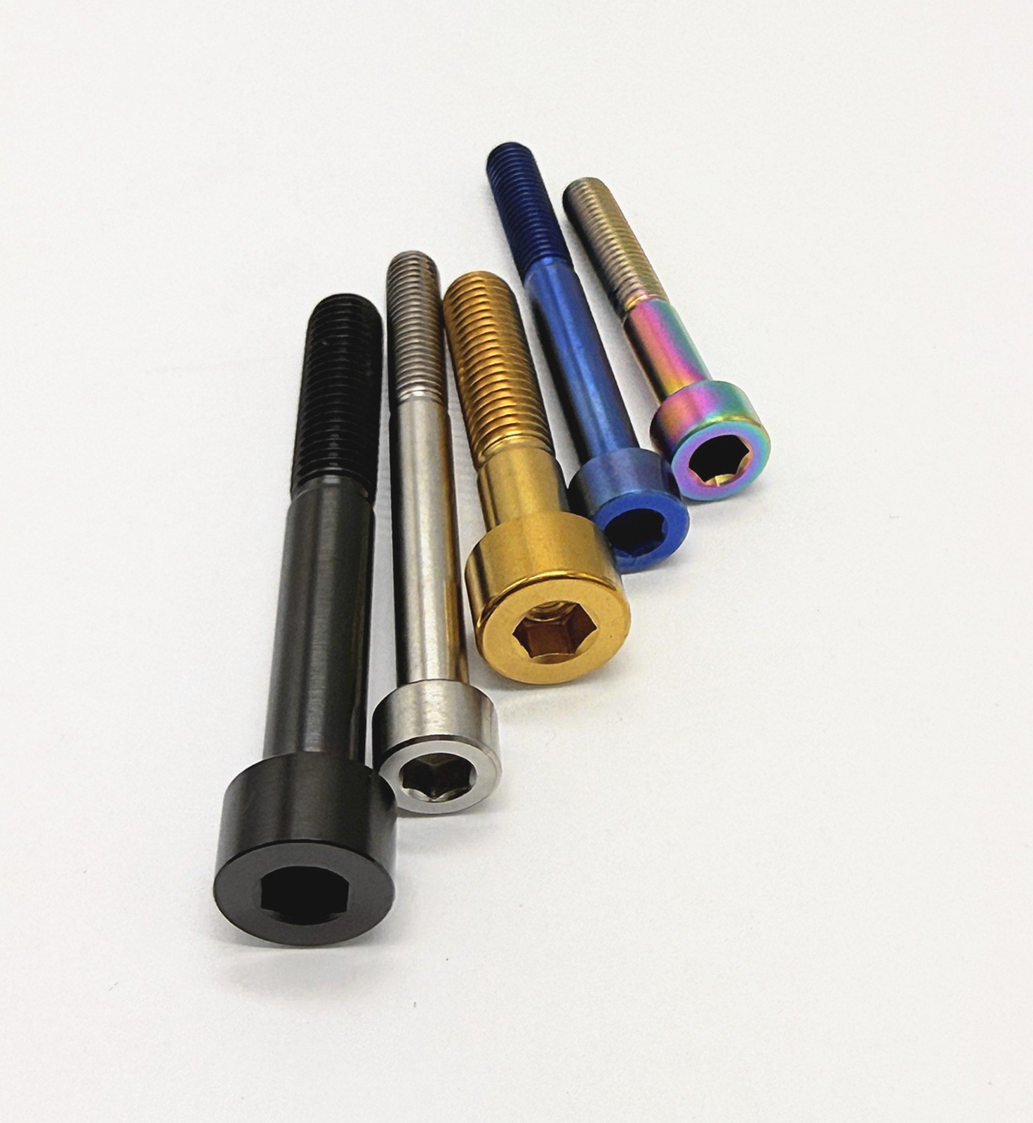 Titanium Bolt M8x15 20 25 30 35 40 45 50 60 70mm Socket Cap Hex Allen Ti Screws