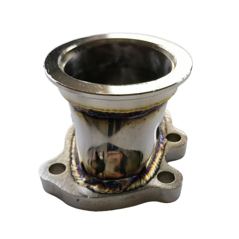 Turbo Down GT25 GT28 T25 T28 5 Bolt Flange to 2.5″ Inch 63mm V band Adapter