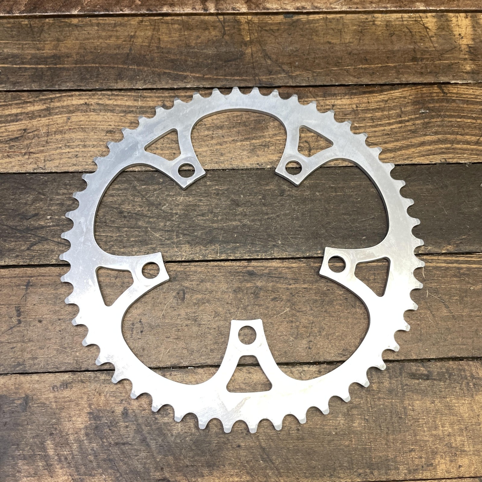 Vintage SR 50T Chainring 110 BCD 5-Arm Silver Road MTB Bike SR 307 50 Tooth