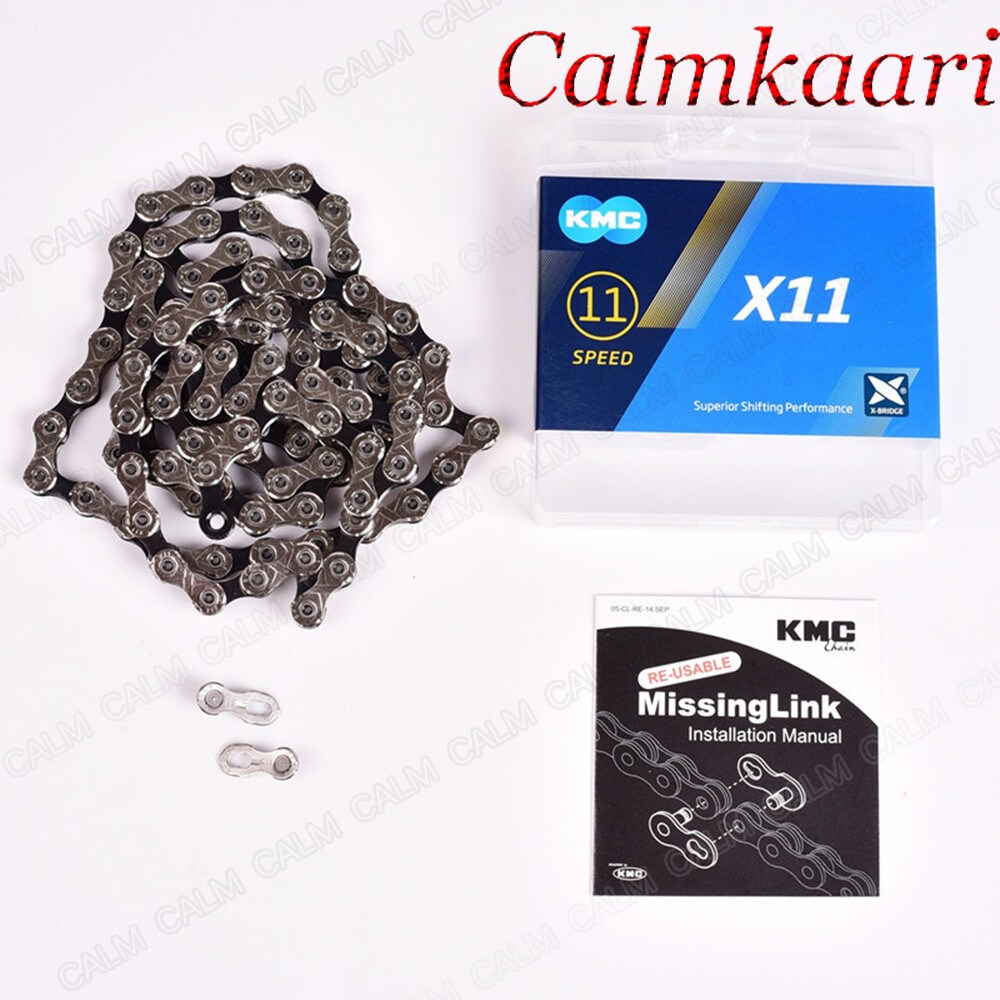 Original KMC X11 11-Speed Stretch-Proof Bike Chain MTB Road Bicycle 118L X11.93