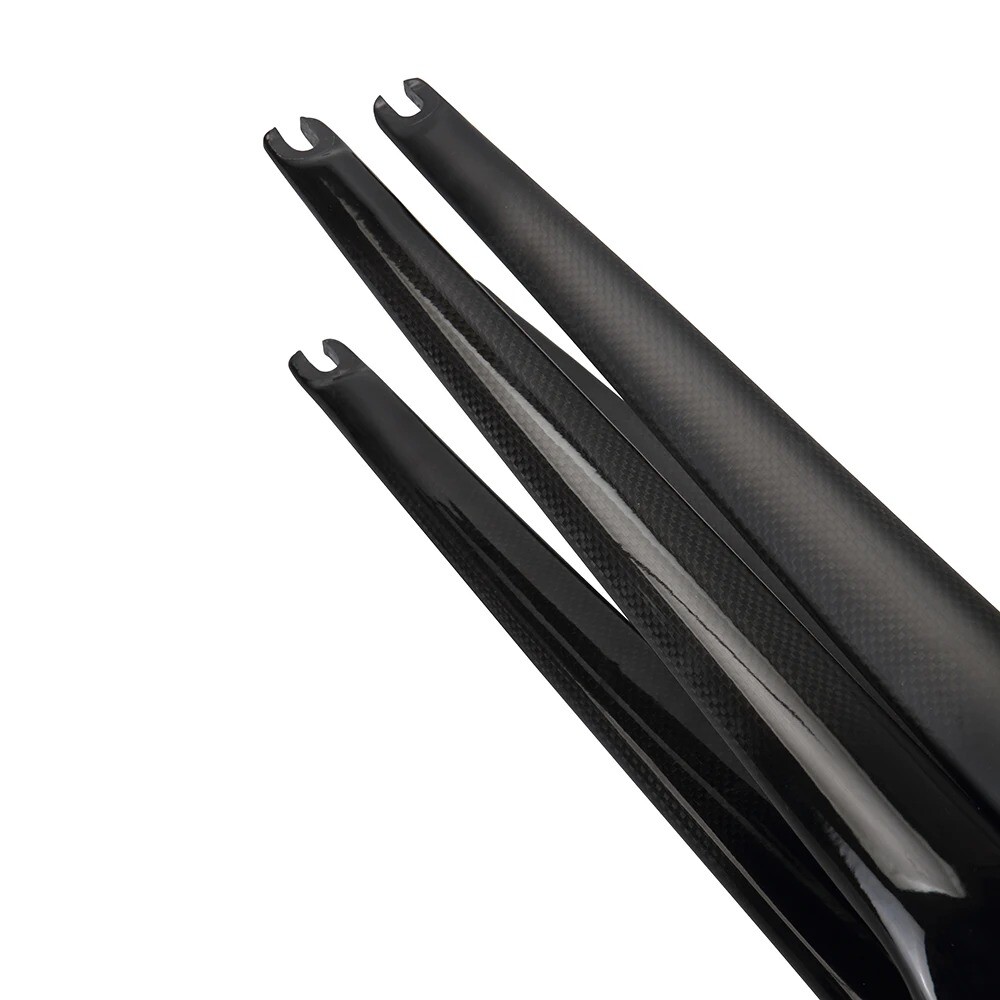 Carbon Fiber Road Bike Fork Straight/Cone Tube Rigid Bicycle Fork 700C 28.6mm