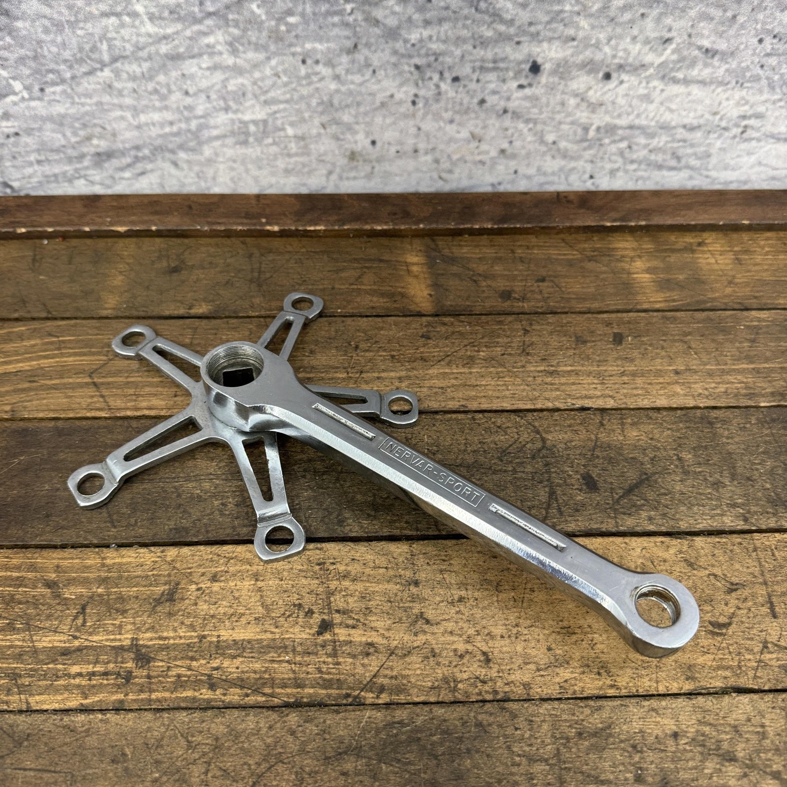 Vintage Nervar-Sport Crank Arm RIGHT Steel 170mm 130 BCD Square Taper France