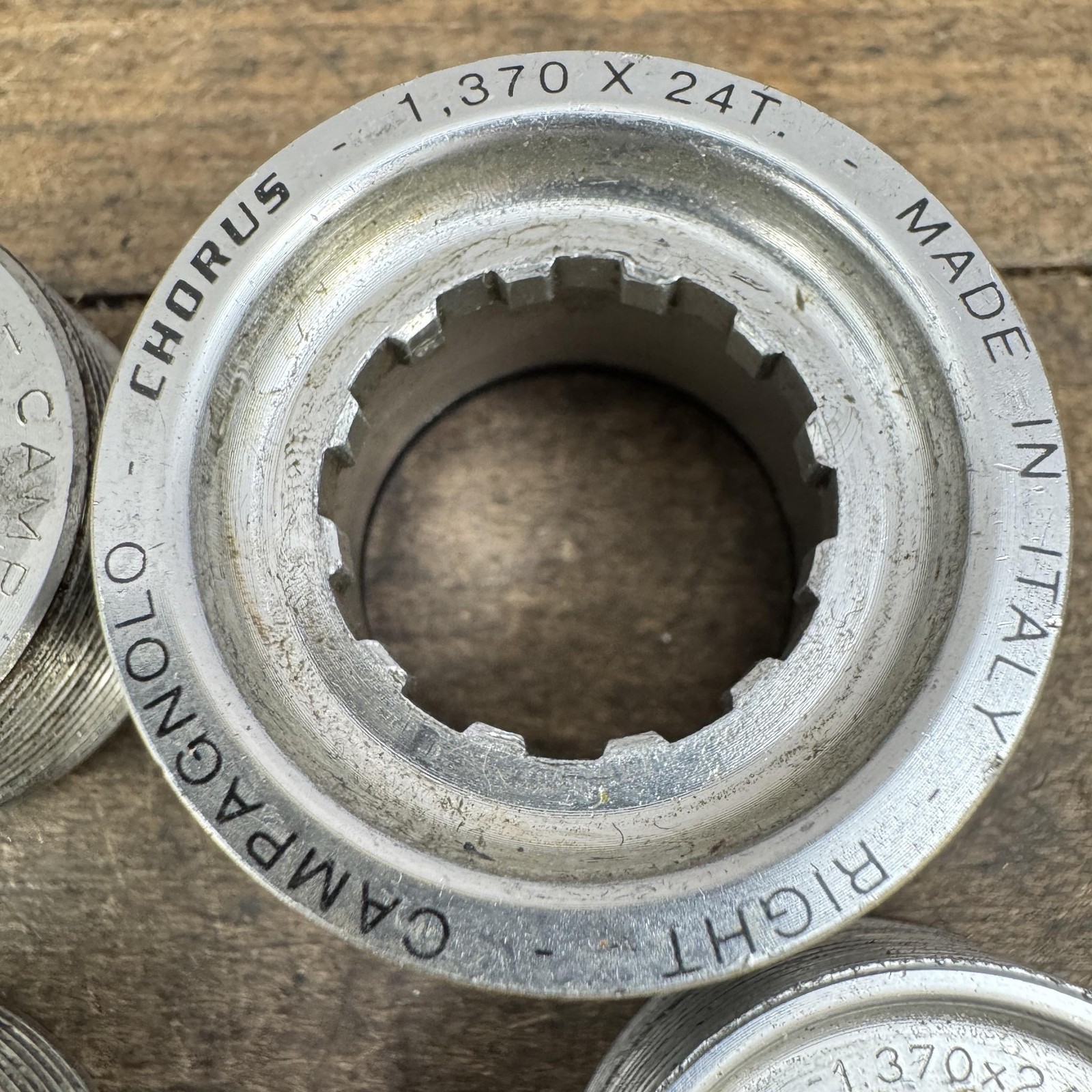 Vintage Campagnolo Bottom Bracket Cups Parts Chorus Athena Italian English