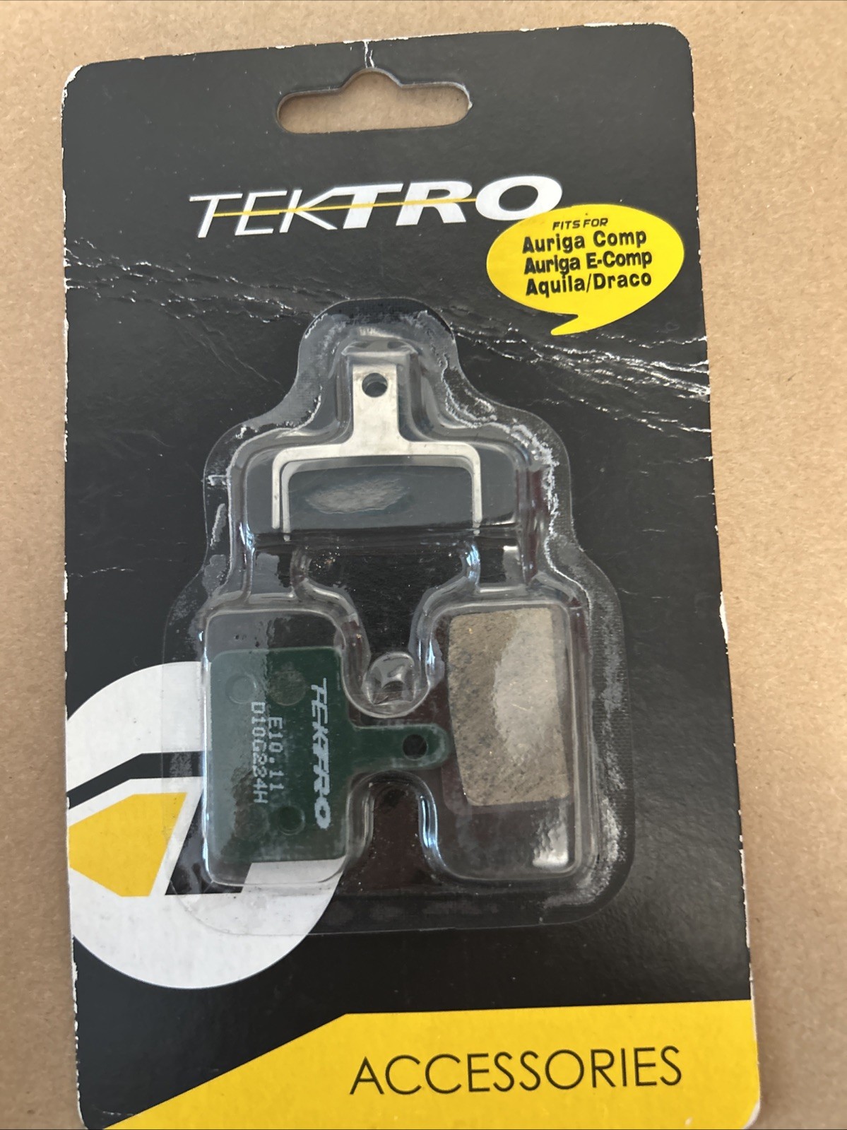 NEW Tektro Bike E10.11 Disc Brake Pads w/Spring 1 pair OrionSL,Orion,Volans