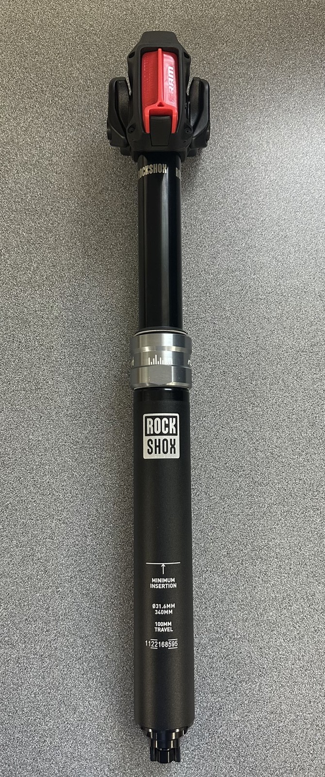 RockShox Reverb AXS Dropper Seatpost – 31.6mm x 100mm, 340 Length, Black, A1 *OE