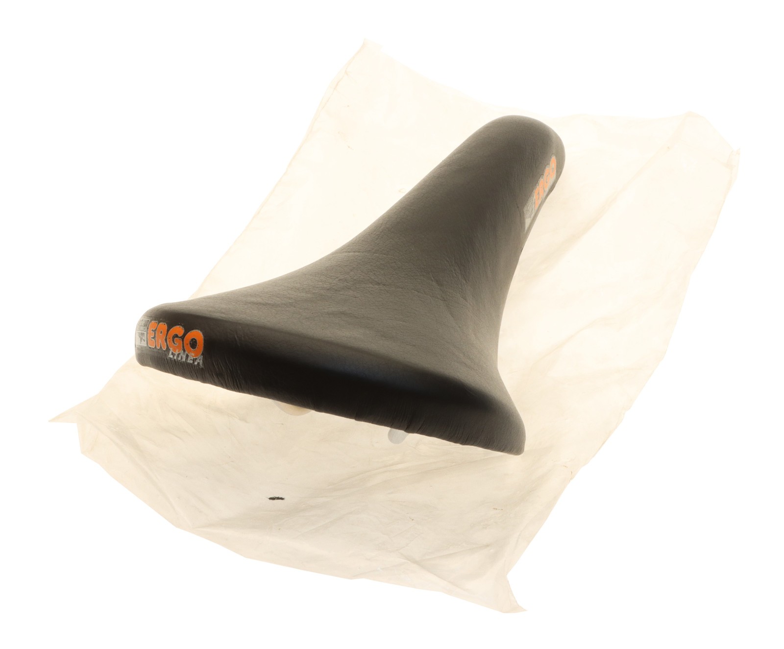 Selle San Marco Ergo Linea Saddle Steel Black Smooth Leather 80s NOS NEW