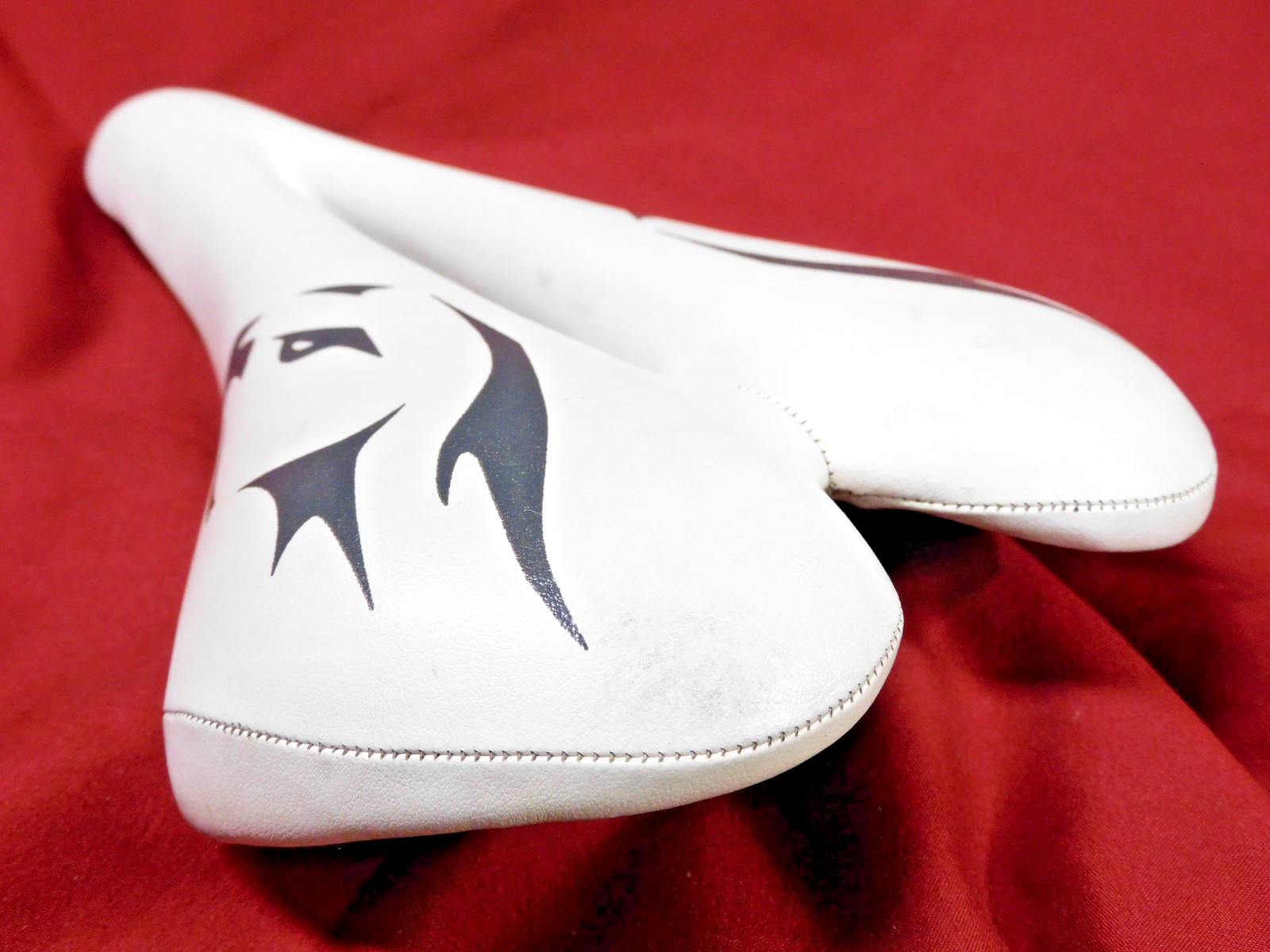 Very Nice White Terry Falcon X Women’s Saddle with Manganese Rails 240 grams