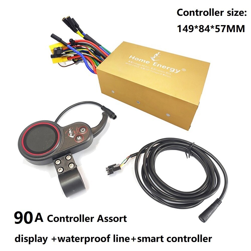 48v 60v 72v Electric Bicycle Bluetooth Dual Drive Controller Cable Scooter