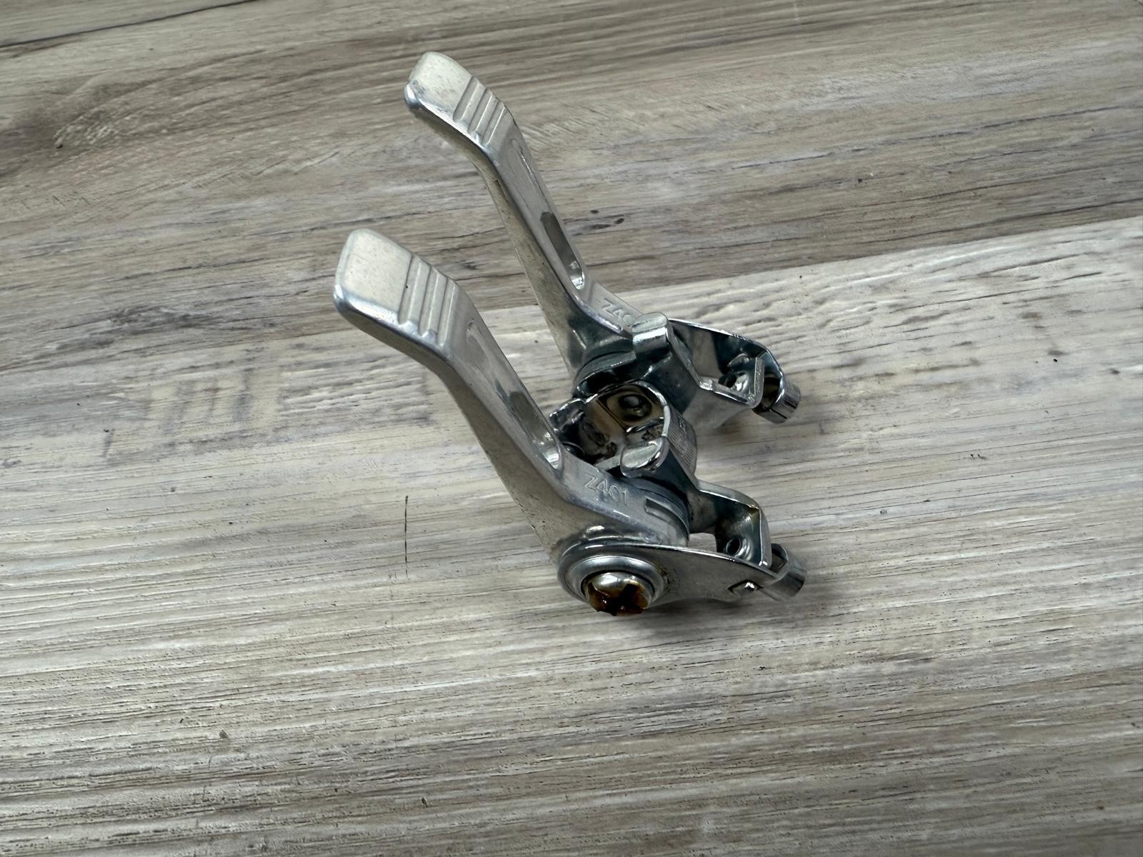 Vintage Shimano Stem Shifter Set Z401 Shift Lever Friction SL-Z401 22.2mm